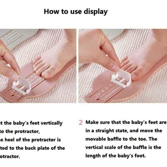 Baby Toddler Foot Measure for Shoe Sizing in White Colour (SKU: 13IN) - Picture 7 of 8